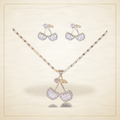 Oro Laminado · Set Wild Summer Cherry Zirconia / Wild Summer Cherry Zirconia Set — Golden Shop 11