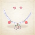 Oro Laminado · Set Imitation Pearl Wild Cherry / Imitation Pearl Wild Cherry Set — Golden Shop 11